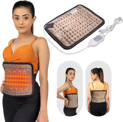 BPL Medical Technologies OrthoCare Orthopaedic Electric Heating Pad for Lower Back Pain, Lumbar, Shoulder & Knee Pain & Period Cramps Relief with Temperature Controller - Size - L